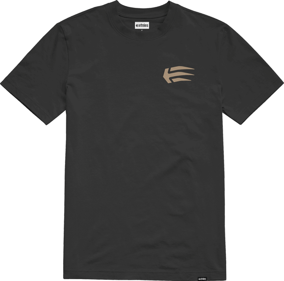 Etnies Joslin-T-Shirt In Schwarz/Hellbraun
