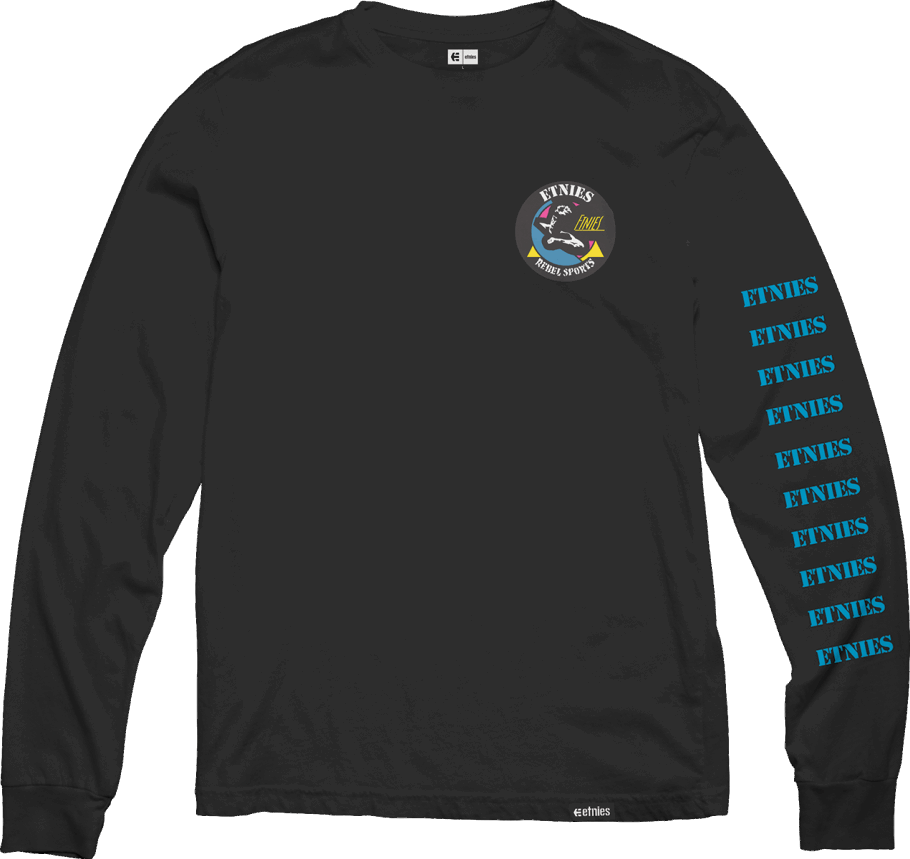 Rebel Sports Sport L/s Tee Etnies Schwarz