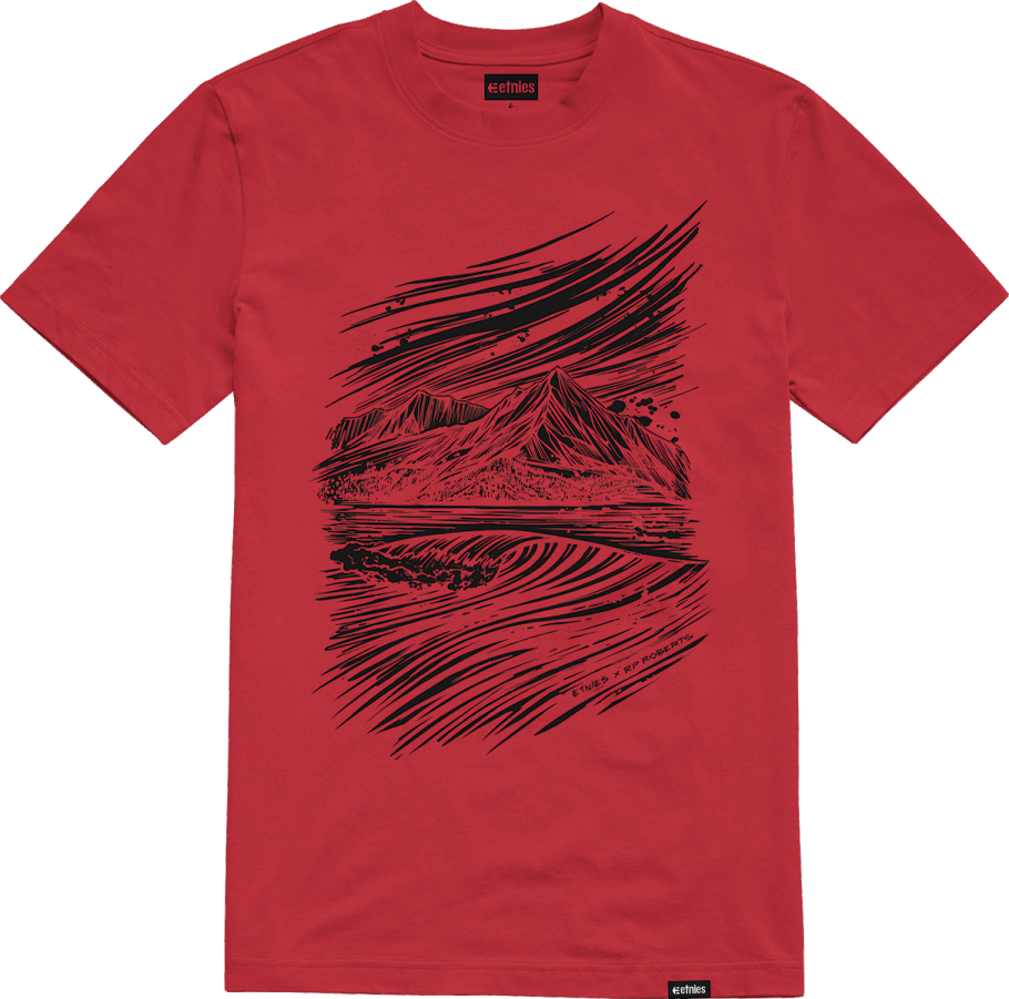 Rp Szenisches T-shirt Etnies Rot
